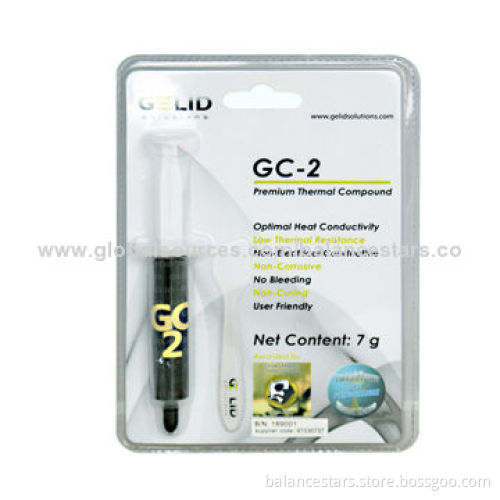 High Conductivity Thermal Grease Silicone Heat-sink Compound for IC Chip, SGS/RoHS-marked